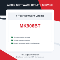 Autel MaxiCOM MK906BT One Year Software Update Service