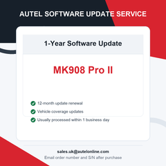 Autel MaxiCOM MK908 Pro II One Year Software Update Service