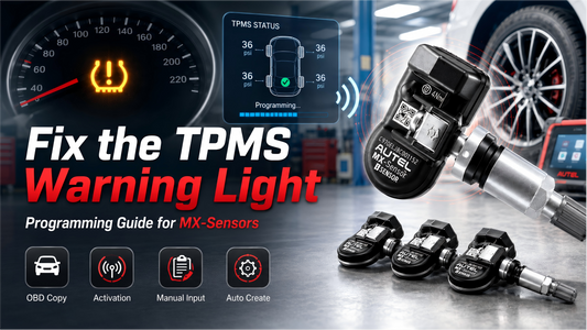 Fix Your TPMS Light: How to Clone & Program Autel MX-Sensors
