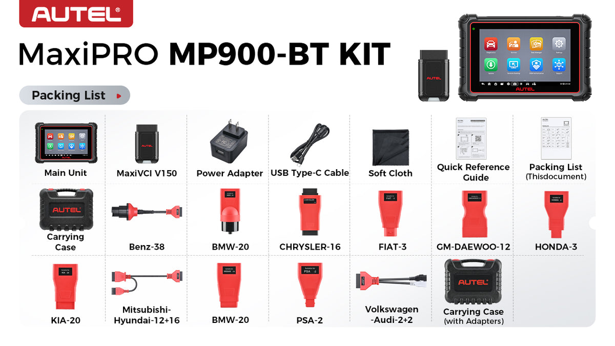 MaxiPRO MP900-BT KIT
