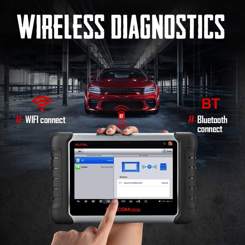 Autel MaxiCOM MK808TS Full System Bluetooth Scanner Car Diagnostic Scan  Tool Autel MaxiCOM MK808TS Full System Bluetooth Scanner Car Diagnostic  Scan