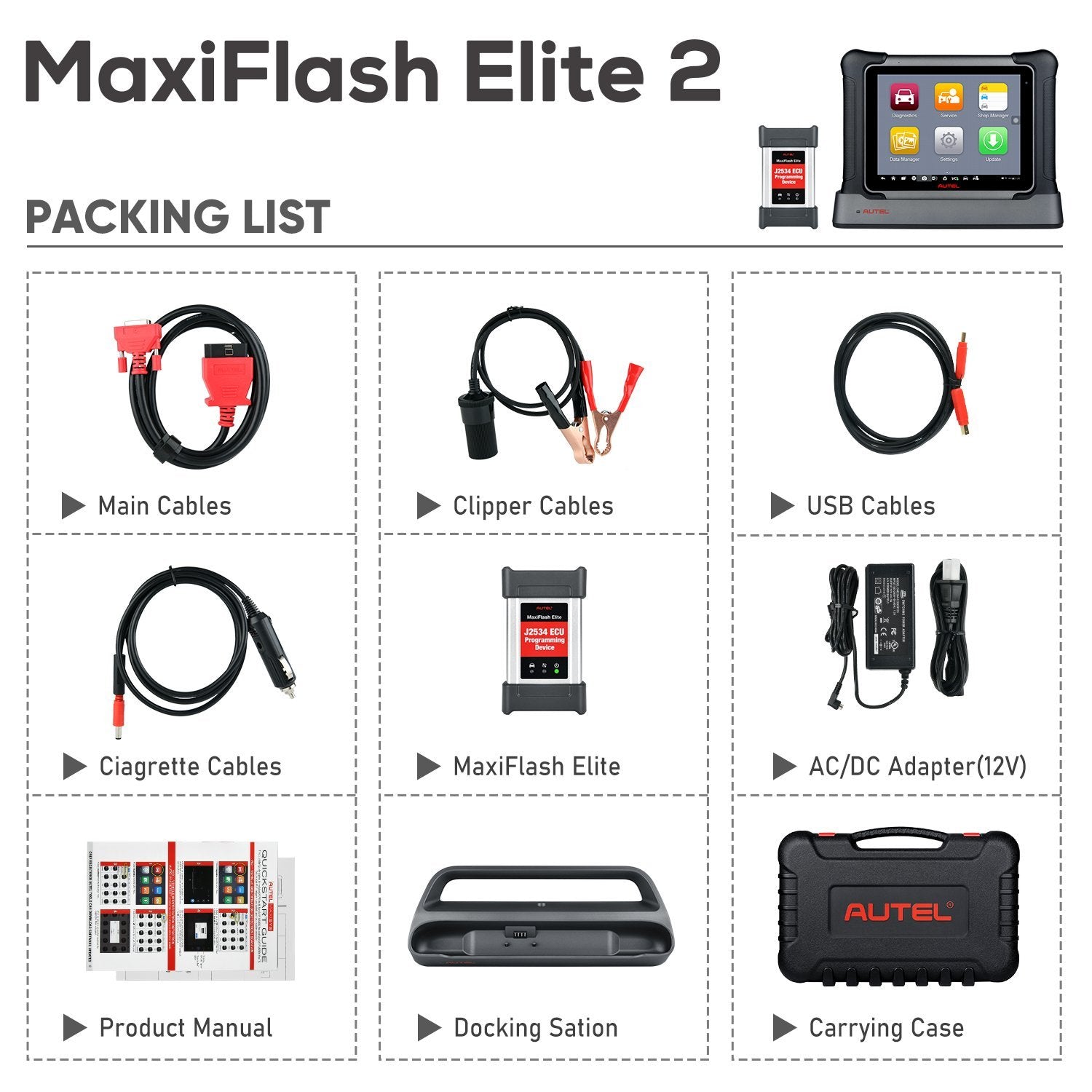 MaxiSys Elite II + Free Gift